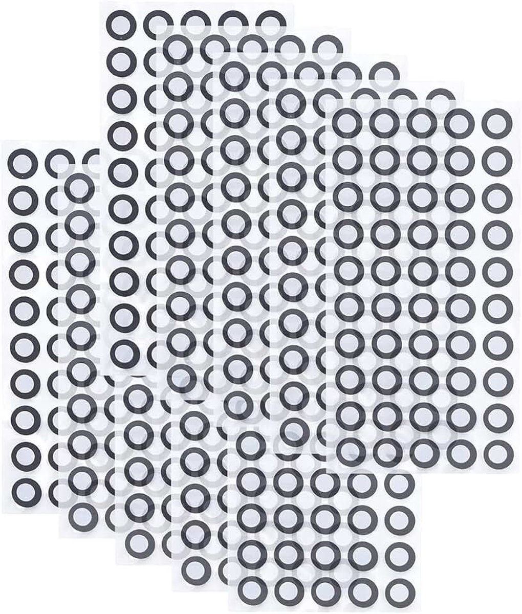 6mm 3D Scanning Markers, High Reflectivity Reference Point Stickers for 3D Scanners, Scanning Dots, 500 Points