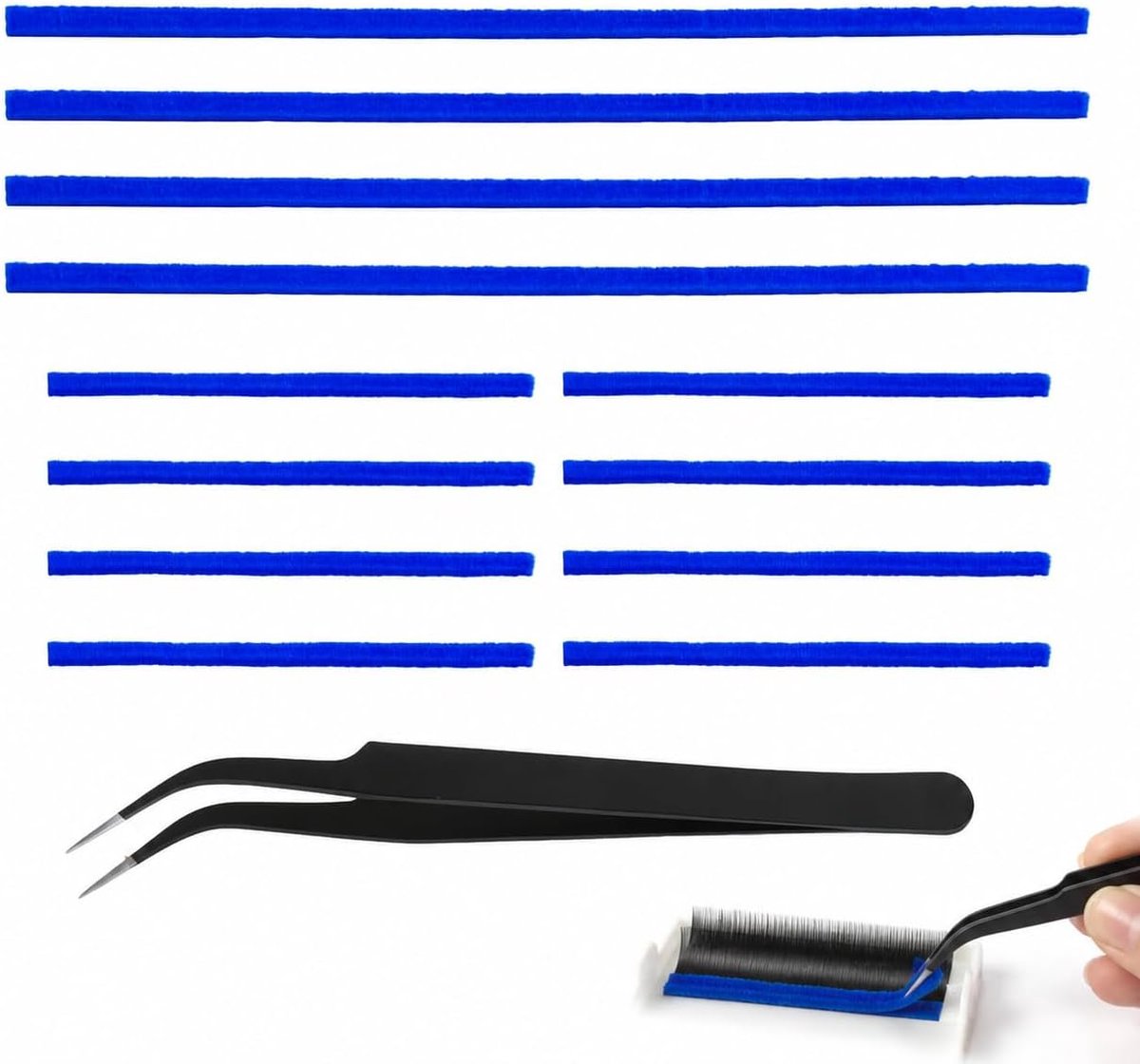 12 stuks zachte pluche strips voor Dyson V6 V7 V8 V10 V11 V12 V15 en DC58 DC59 DC62 DC72 DC74, 12 pluche strips, krasbestendig, 23 cm en 11,5 cm, met precisietang voor stofzuigerkop