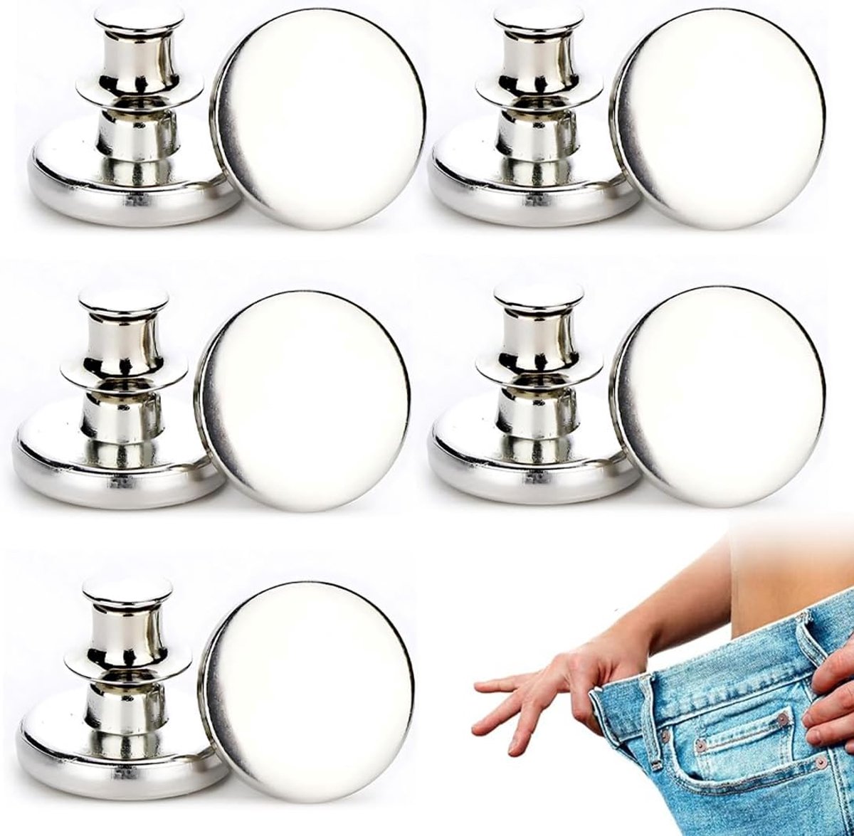 Knopen, 10 stuks, universele vervangingsknopen voor jeans, doe-het-zelf jeans reparatie, 17 mm
