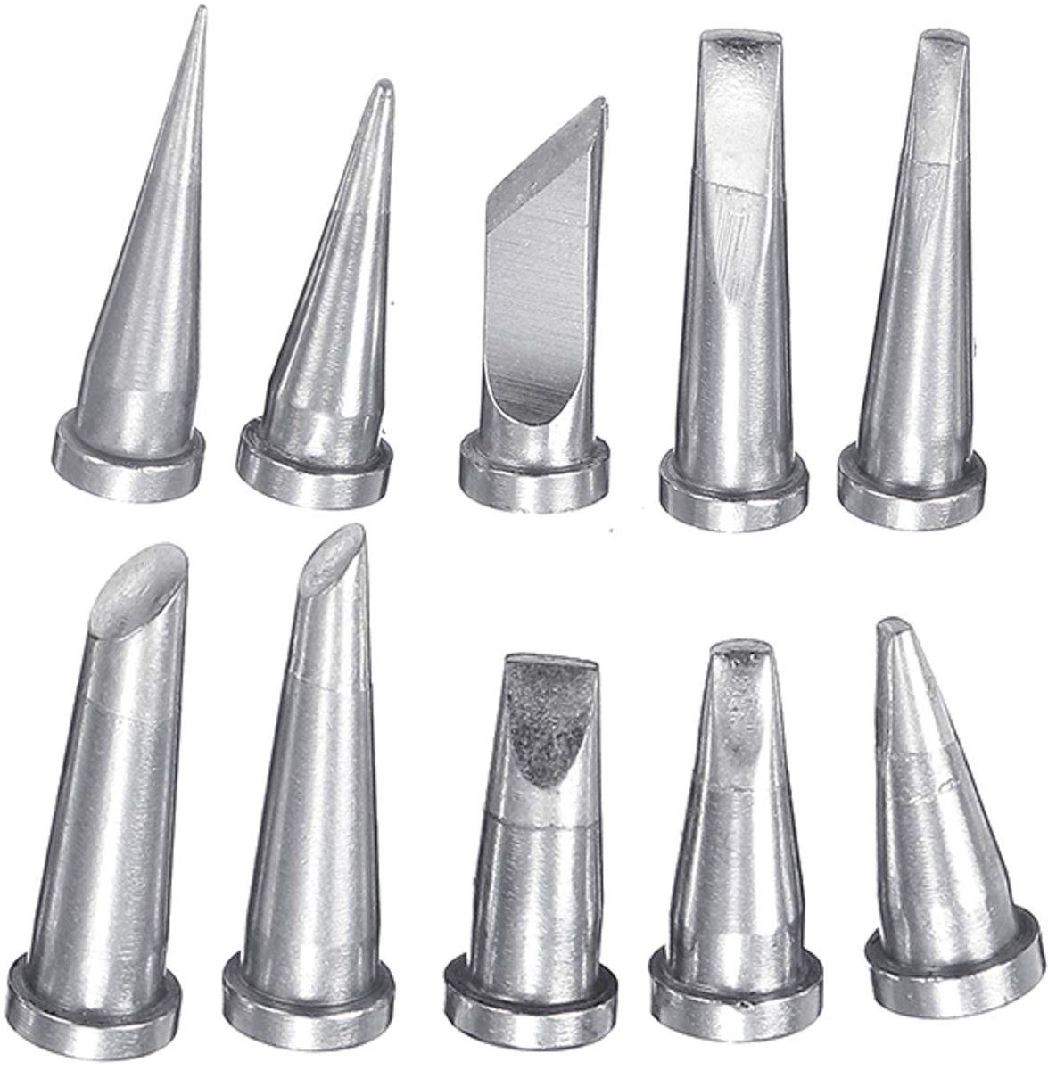 10 Stks Soldeerbout Tips voor Weller WSD81 WSP80 WD1000 WP80 LT Soldeerbout Tip