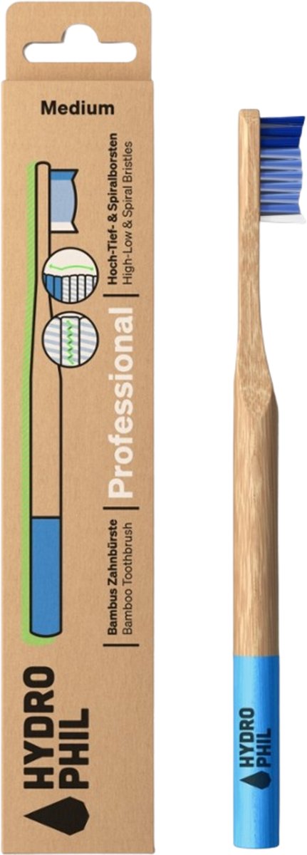 Hydrophil Bamboo Toothbrush Pro Medium (1 stuk)