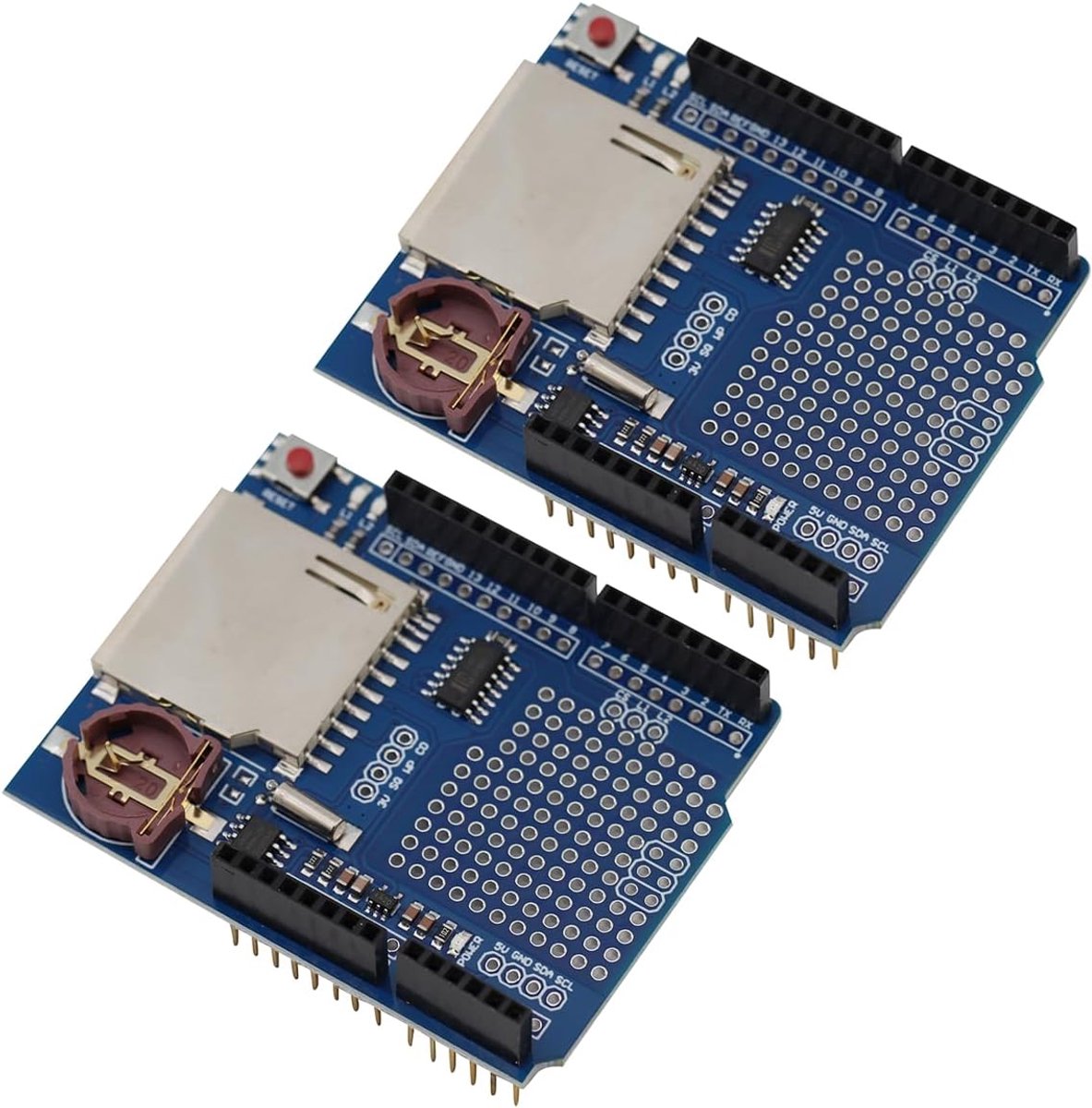 Data Logger Module Data Recorder DS1307 Logging Shield Data Recorder Shield (2 stuks)