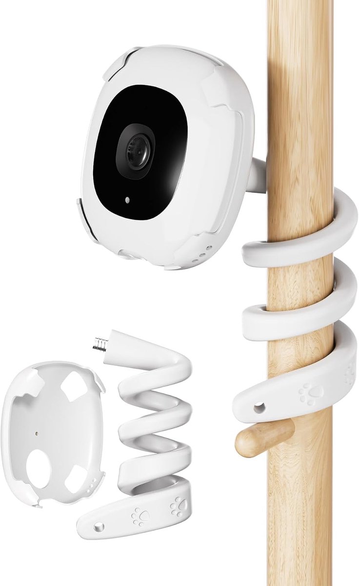 Compatibel met Nanit Pro Smart babymonitor, flexibele armmonitorhouder, camerahouder zonder gereedschap of wandschade