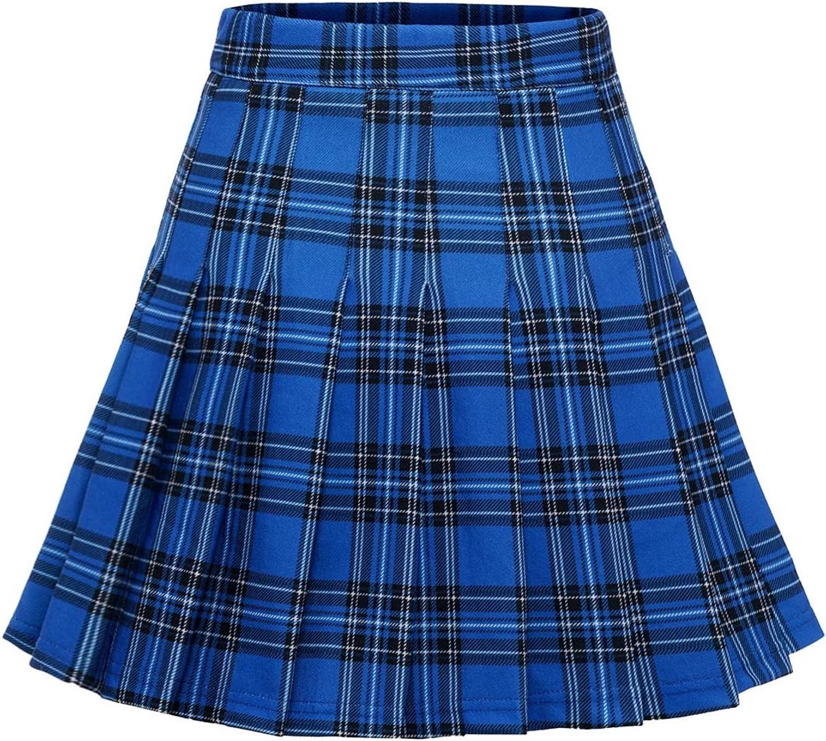 Rimpelrok schattig mini meisjes tartan school rok skater tennis rok