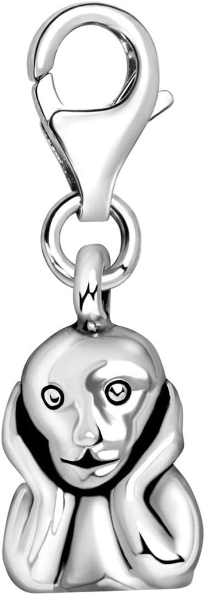 Verzilverd Zintuigen Thema Charm Bedel Hangers voor Armbanden en Accessoires