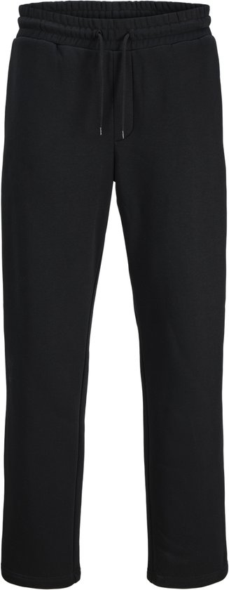 Zwarte joggingbroek met trekkoord en elastische tailleband.