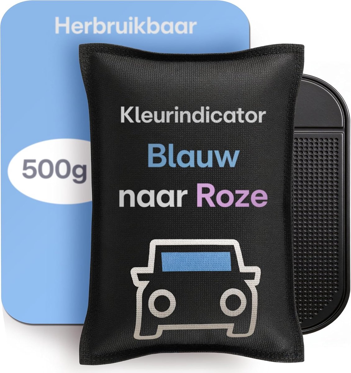Auto-ontvochtiger 500 g Zwart - Luchtontvochtiger en Vochtvreter