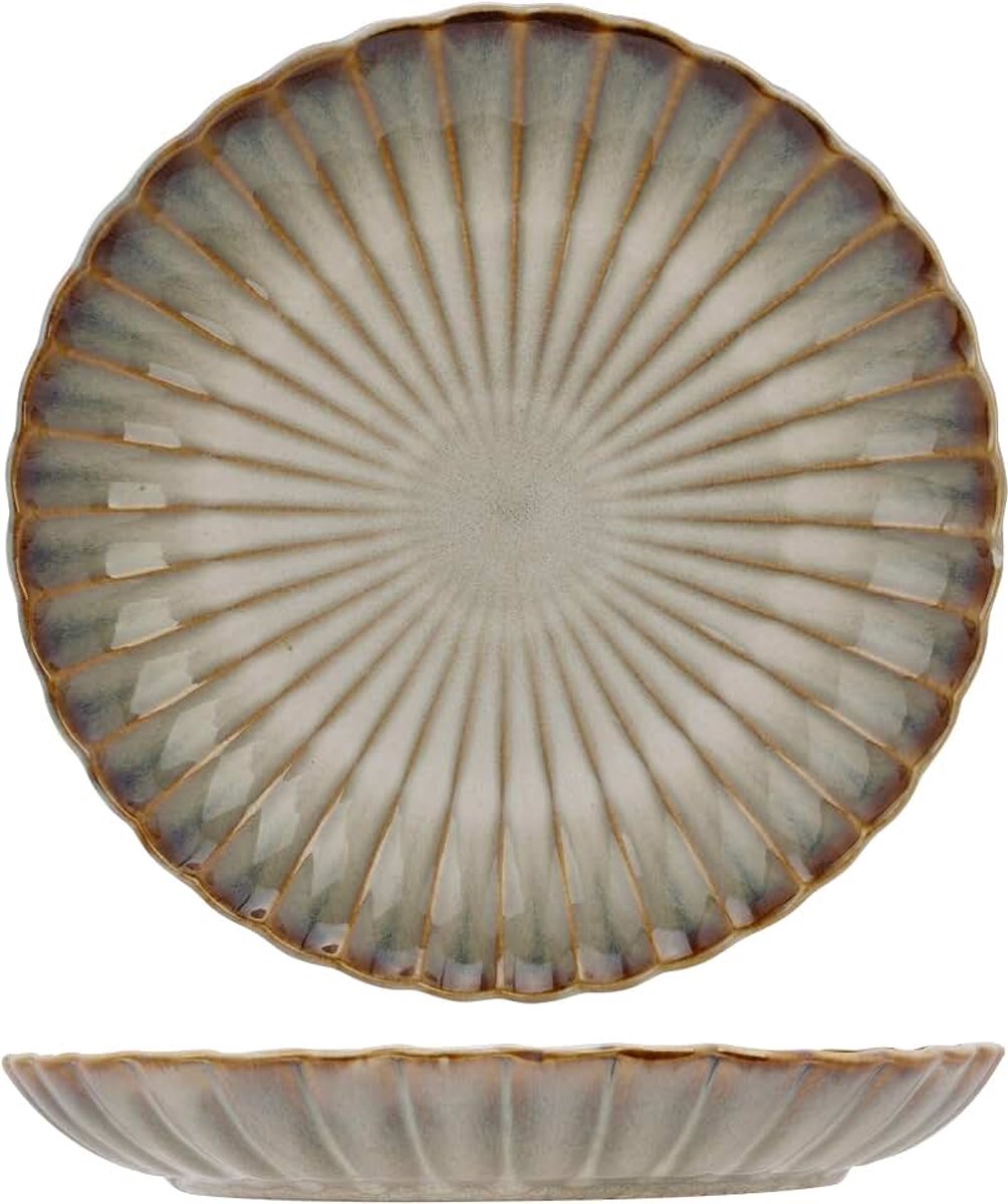 Cosy & Trendy Dinerborden Astera Pearl Beige - ø 27.5 cm - 4 Stuks