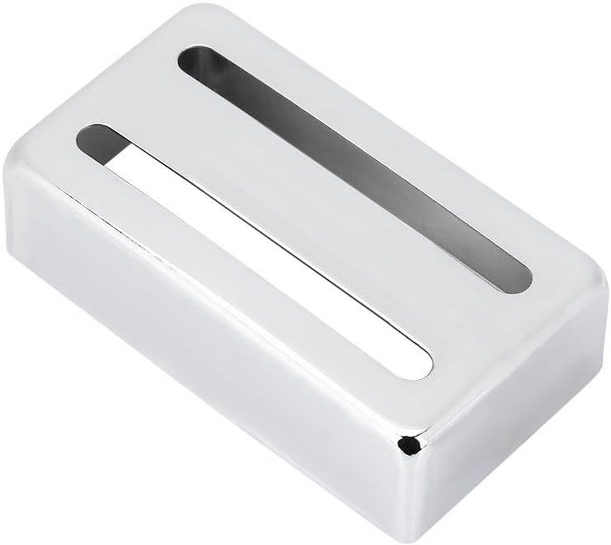 Pickup Cover, Twee Slot Metalen Case Messing Humbucker voor Elektrische Gitaren (Zilver), Zoals getoond in de afbeelding, Klassiek