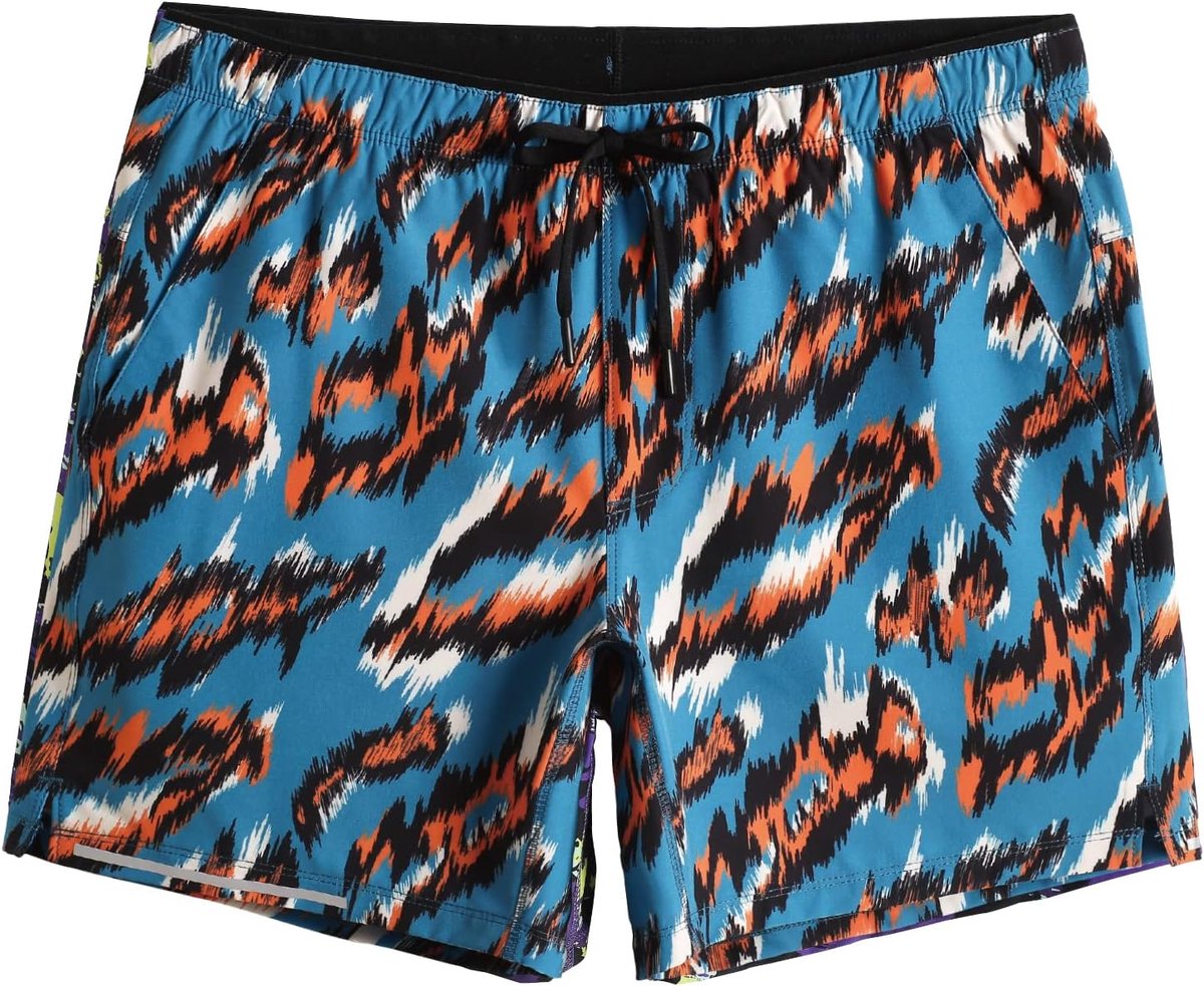 heren zwemshort FAST DRYING boardshort trainingsbroek met mesh voering en verstelbaar trekkoord