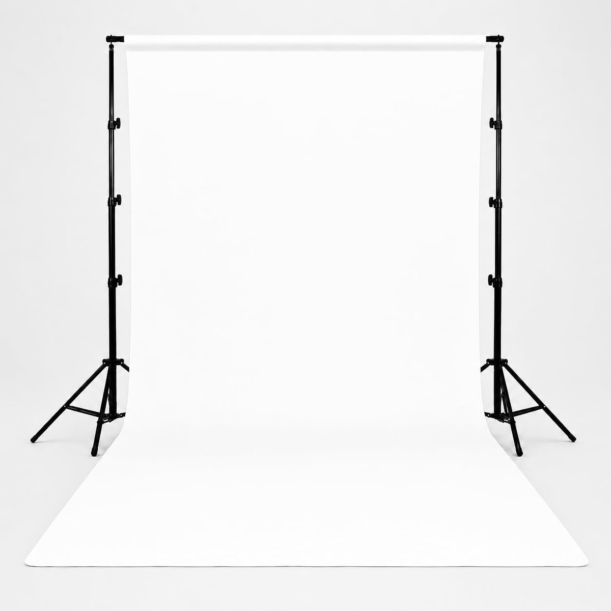Fotoachtergrond, 3 x 2 m, fotowandachtergrond, opvouwbare fotografieachtergrond van wasbaar polyester, voor fotostudio, video, zoom en YouTube (wit)
