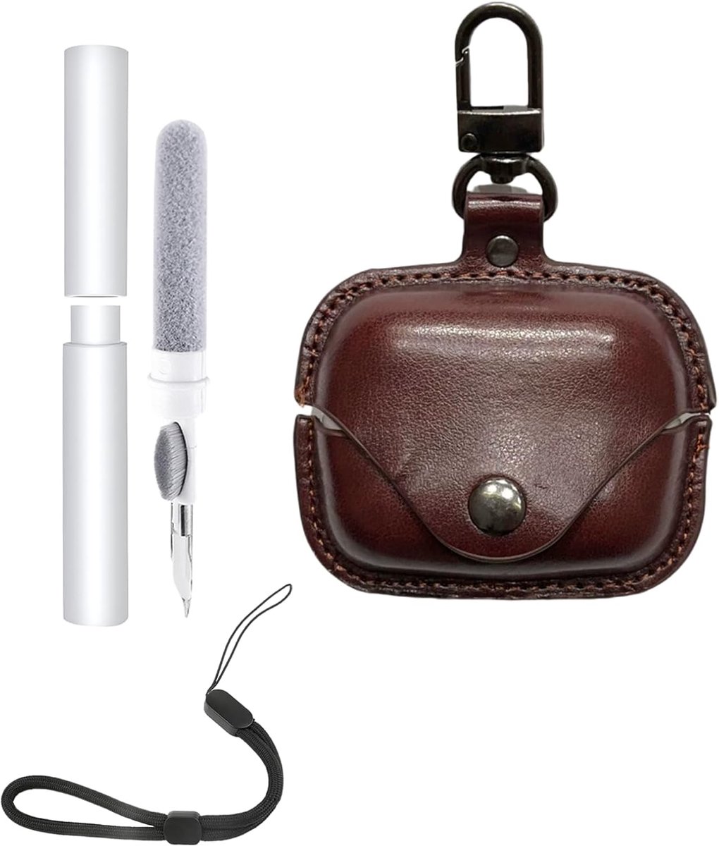 Beschermhoes voor Sony WF-1000XM6 oordopjes, Bluetooth-oortelefoonhoes met nauwkeurige gat-positionering - stoot- en krasbestendig, aangename aanraking, bruin