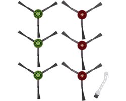 6 stuks zijborstelaccessoires voor Yeedi vac 2 pro/vac 2 /max/vac max/vac hybrid/vac station, voor Ecovacs Deebot N8 / N8 Pro / N10 plus stofzuigerreserveonderdeel