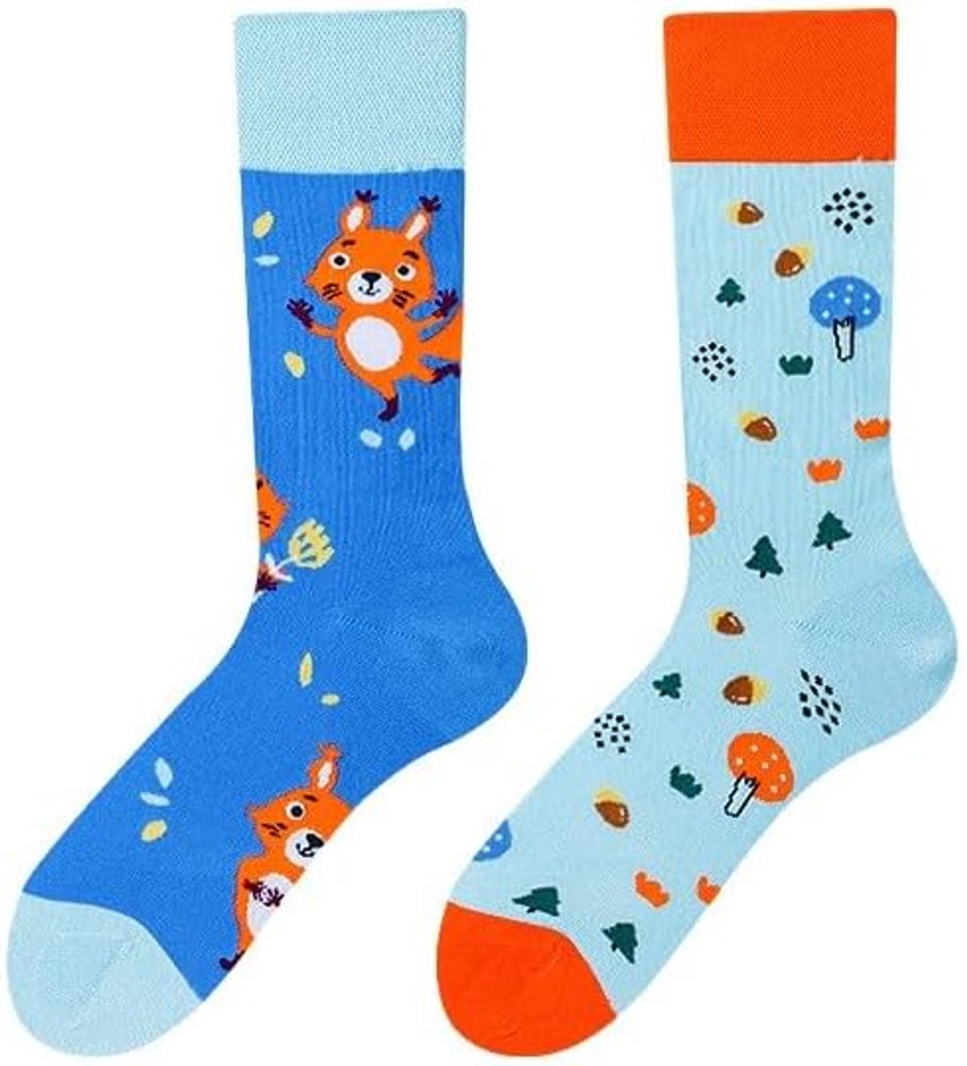 Sokken Voor Dames En Heren Unisex Veel Motieven Dieren Eten Fruit Sport Kunst Van Katoen Cadeau Asymmetrische Patronen Links En Rechts