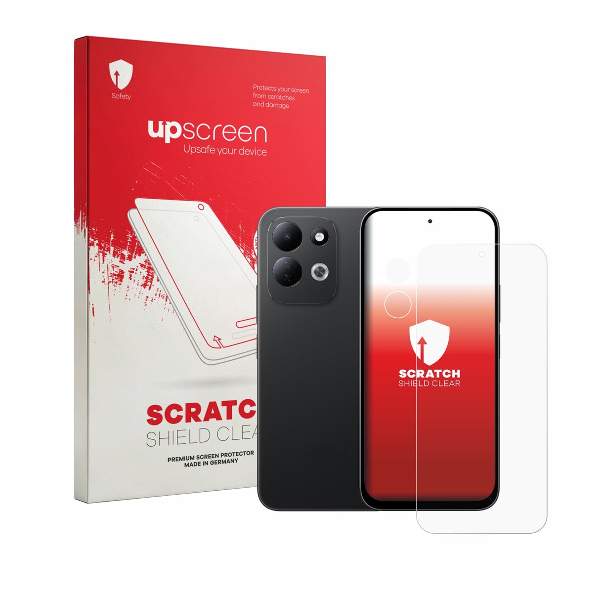 upscreen - Screenprotector voor Xiaomi Redmi 17 (Voor+Camera) - Folie Beschermfolie transparant