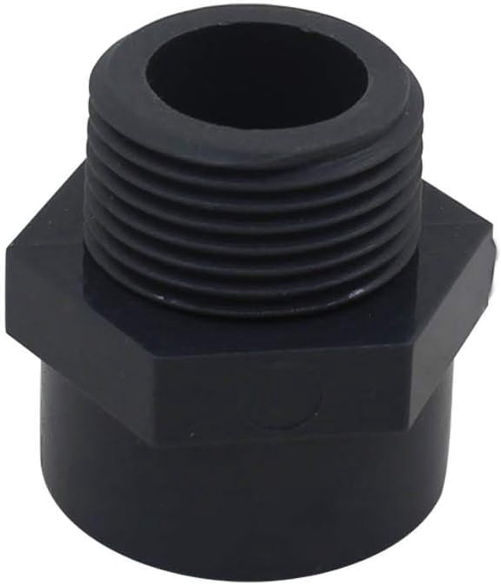 pvc 20 25 32 40 50 63 75 90 110mm pvc puntstuk buitendraad (Binnendiameter 75mm - 2-1/2" draad)