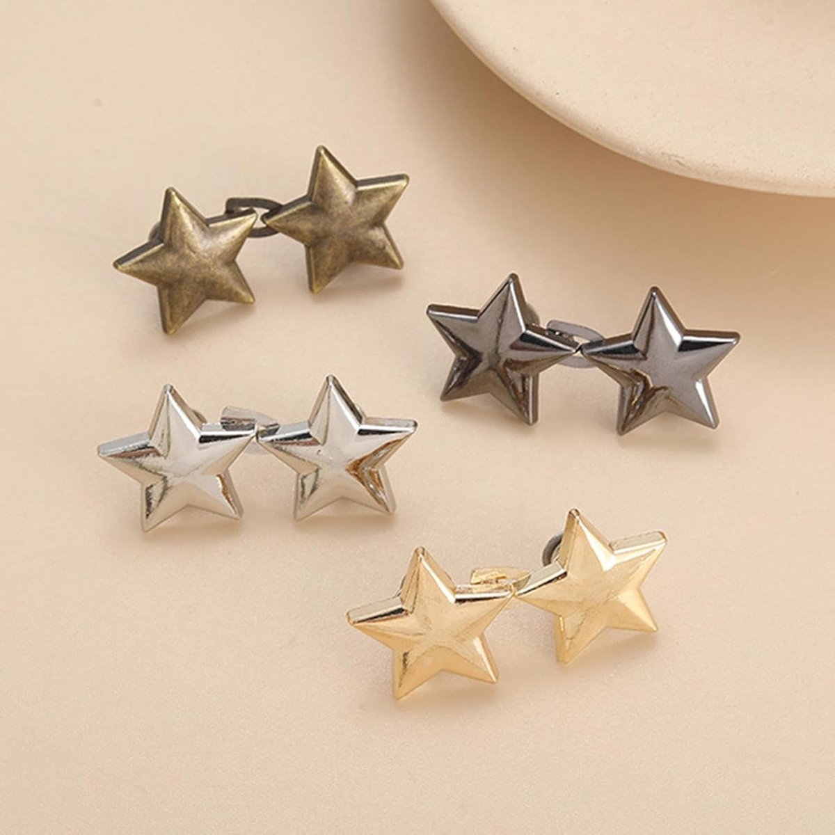 Taille Pins voor Broek | Afneembare stervormige Herbruikbare Knop | Geen Riem Broek Tightener | Voor Vrouwen Meisjes Losse Jurken Rok Kleding Kleding Broek Meisjes Kleding