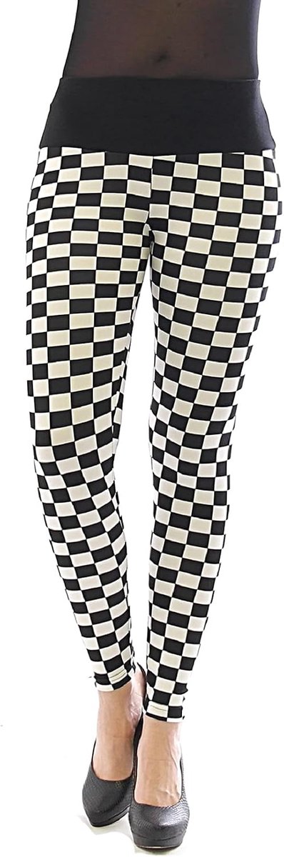 Dameslegging lang hoge band broek ondoorzichtig Leo Leopard leggings dierpatroon
