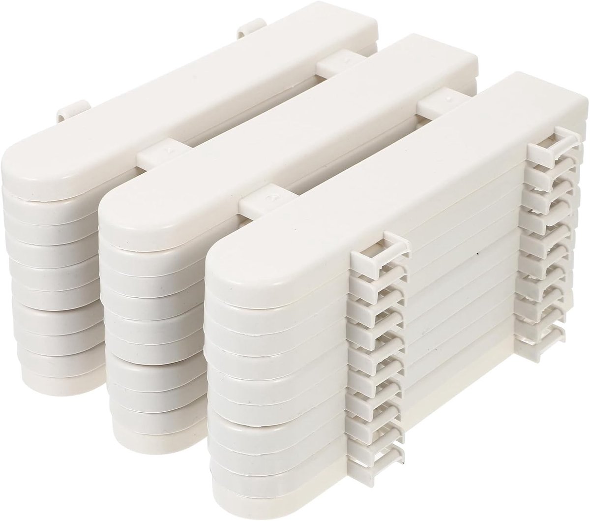 Witte tuinhekken voor bloembedden, plantenranden en decoratieve tuinomheiningen - Ideaal voor het afbakenen van paden en tuinen
