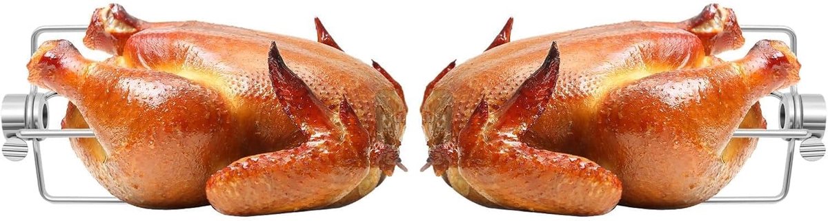 Vleesvorken, roestvrij staal, grillvork met puntige