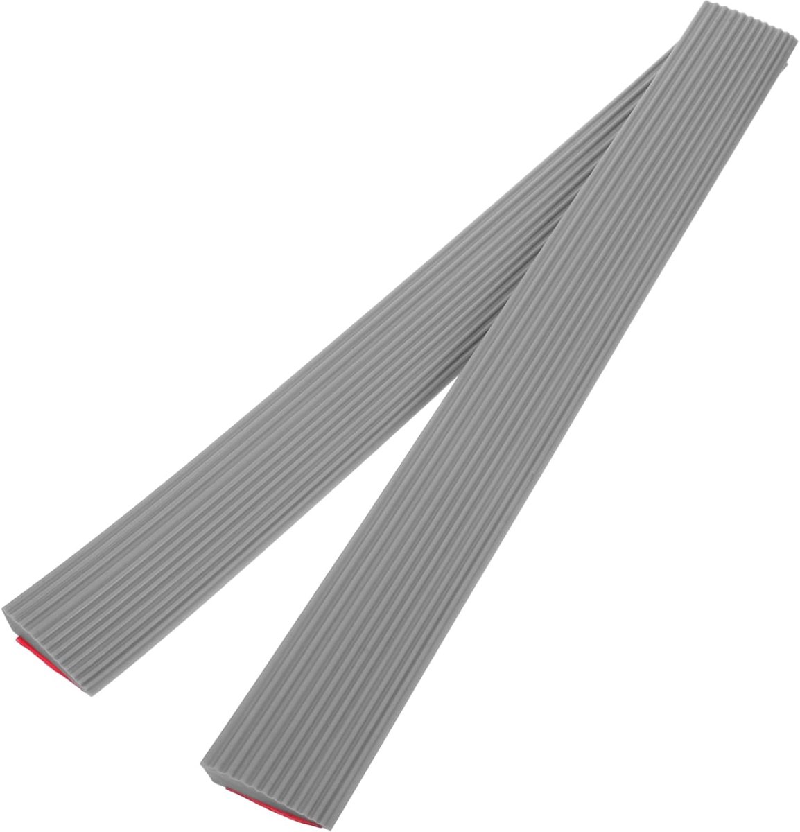2stuks Zelfklevende Oprijplaat Voor Drempels Tpe Ramp Mat Voor Robotstofzuiger Duurzaam Gemakkelijk Schoon Te Maken Voor Thuis Kantoor