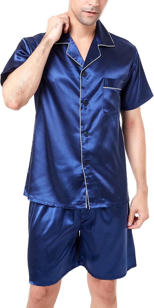 Pyjamaset met korte mouwen voor heren