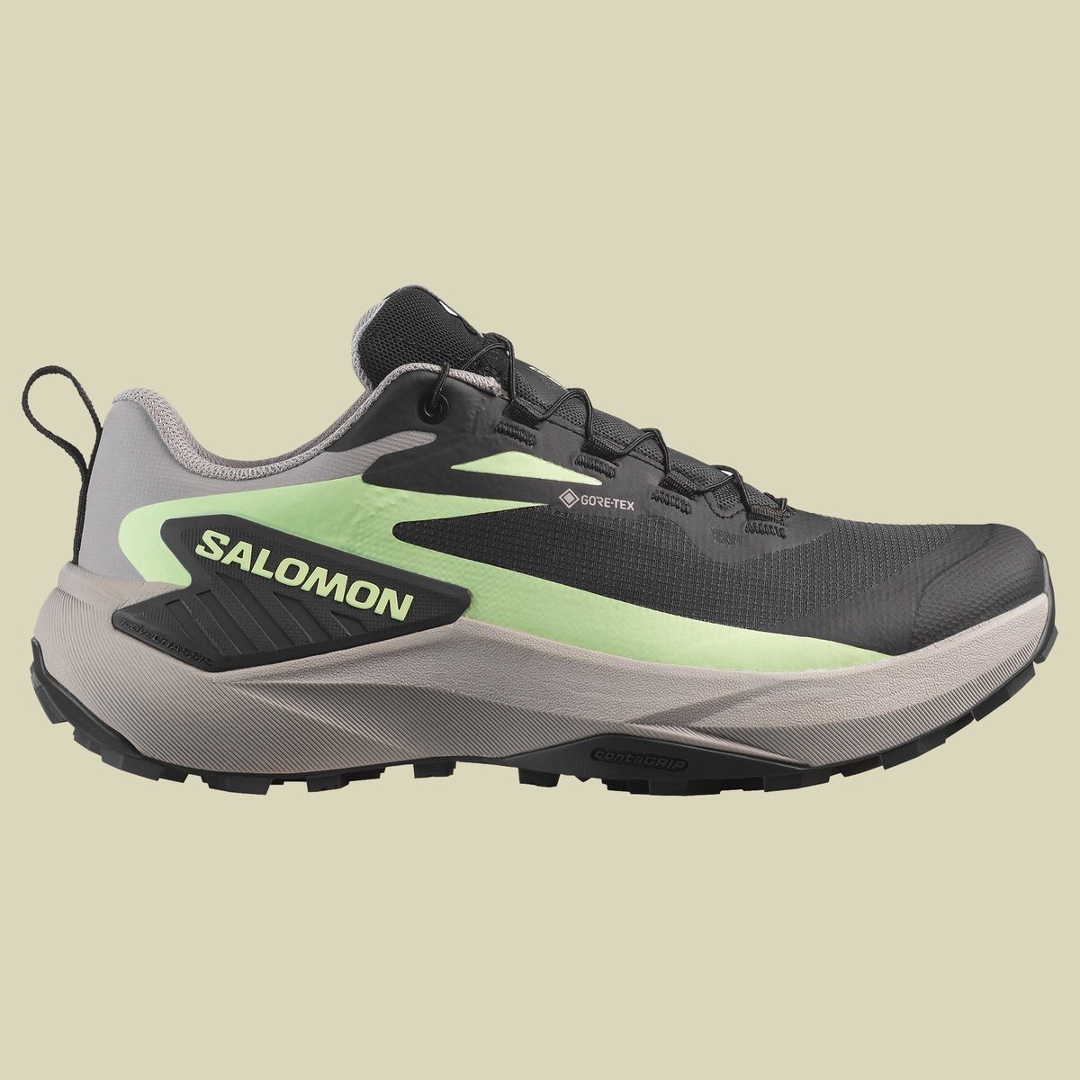 Salomon Genesis GTX WS Wandelschoen /Gull/Patina 40 2/3 Zwart