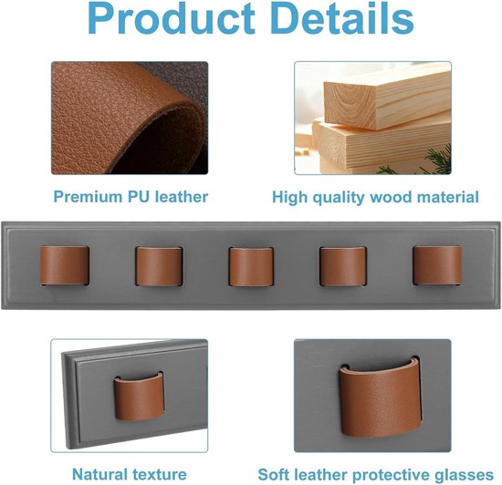 Muur, brillenopslag meerdere brillen, zonnebrillen organizer wandmontage, zonnebrillen organizer wandmontage, brillenrek, brillendisplay (zwart) — afbeelding 2