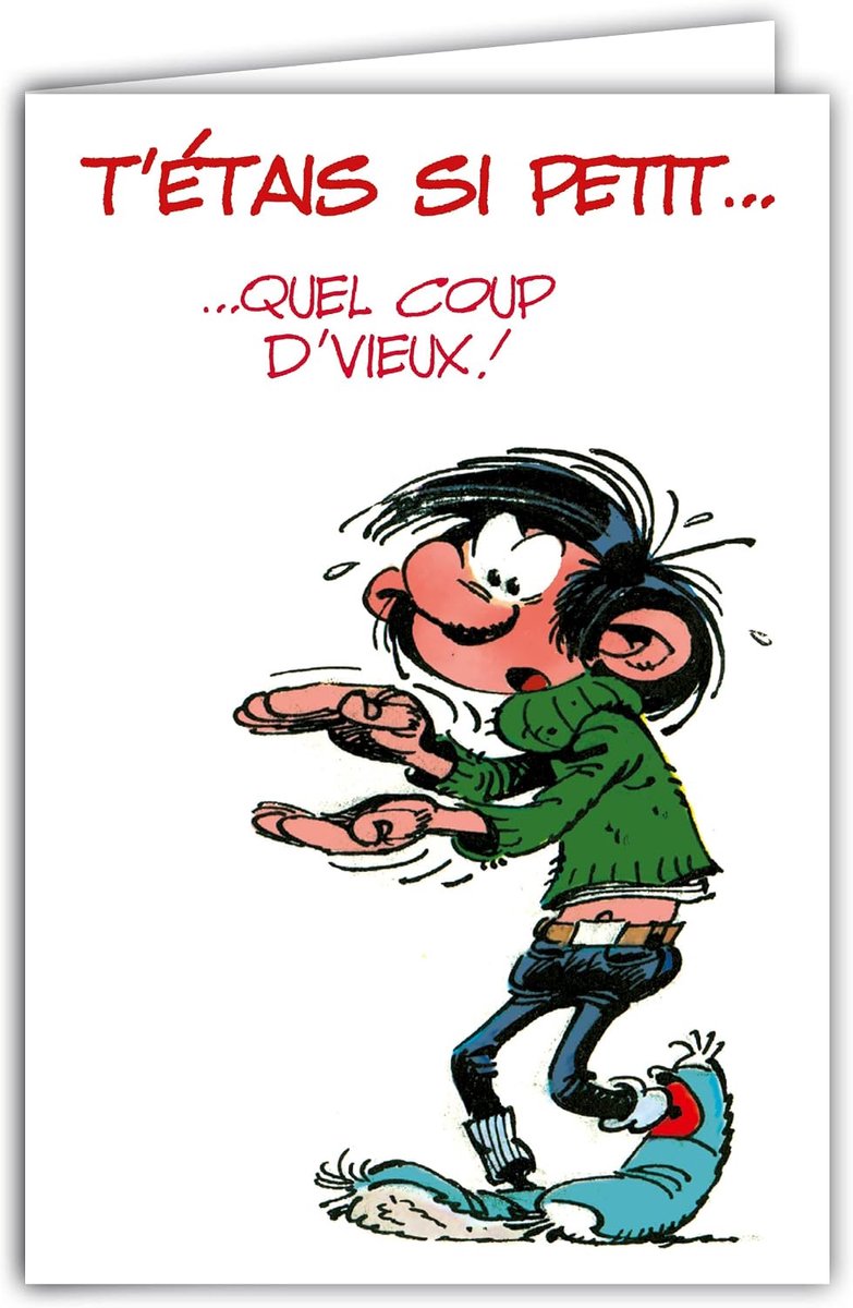 Lagaffe GLCT-0142 verjaardagskaart "Alter Coup