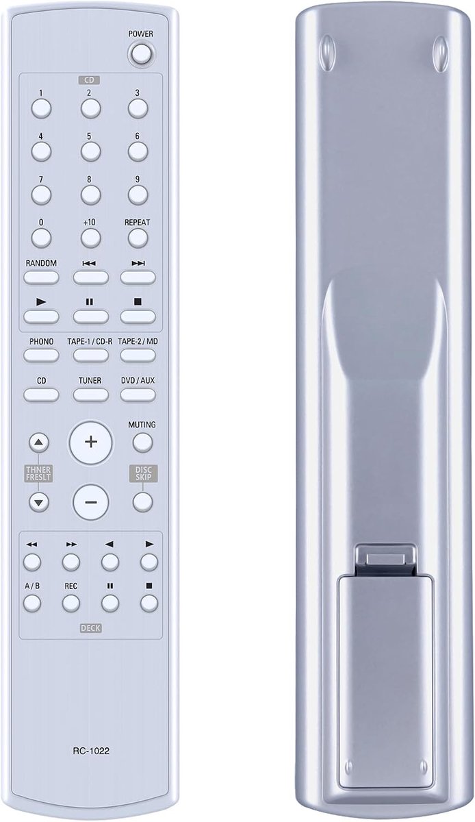 RC-1022 vervangende afstandsbediening voor Denon AV-ontvanger PM-700, PMA-500 en PMA-1500AE