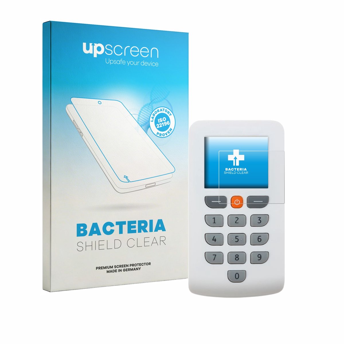 upscreen - Screenprotector voor ING photoTan-Generator - Folie Beschermfolie transparant antibacterieel