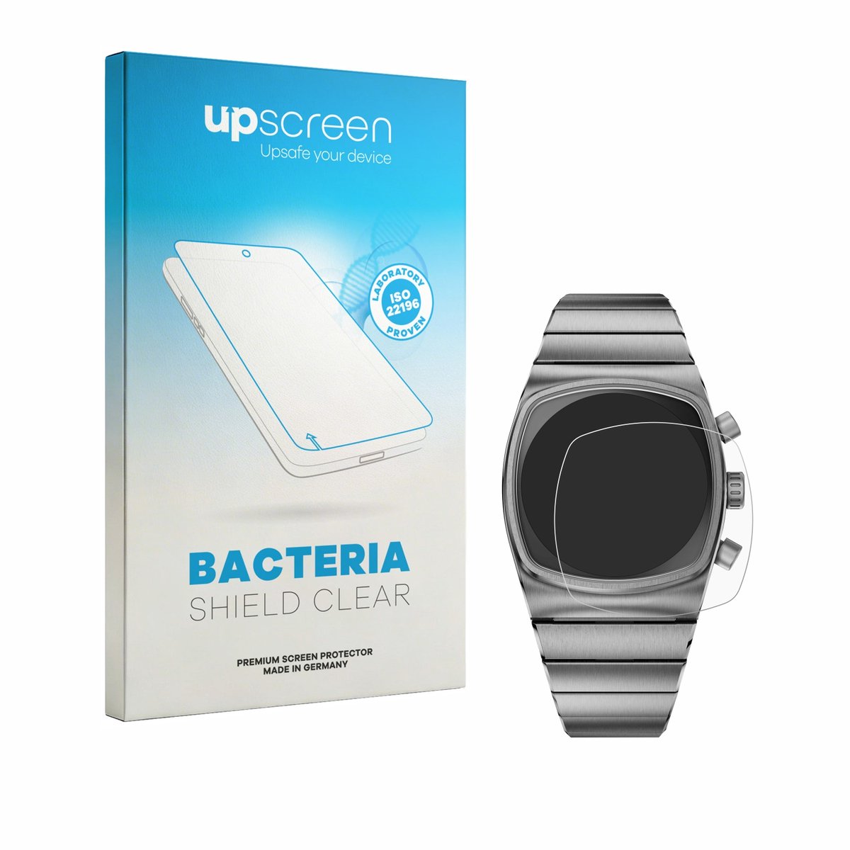 upscreen - Screenprotector voor Brew Watch Metric - Folie Beschermfolie transparant antibacterieel