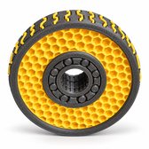 Honingraat Fidget Spinner Wheel – Stressverlagende Spinner voor volwassenen bij Autisme, Angst & Onrust – Geel/Bruin - Unieke Draaischijf