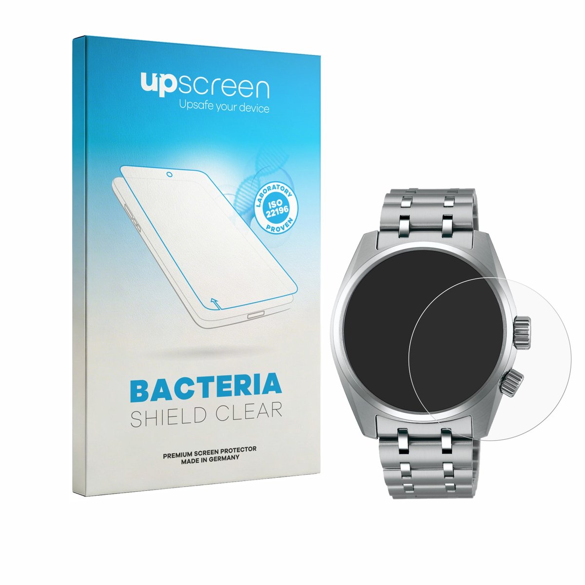 upscreen - Screenprotector voor Seiko Prospex SPB513J1 - Folie Beschermfolie transparant antibacterieel
