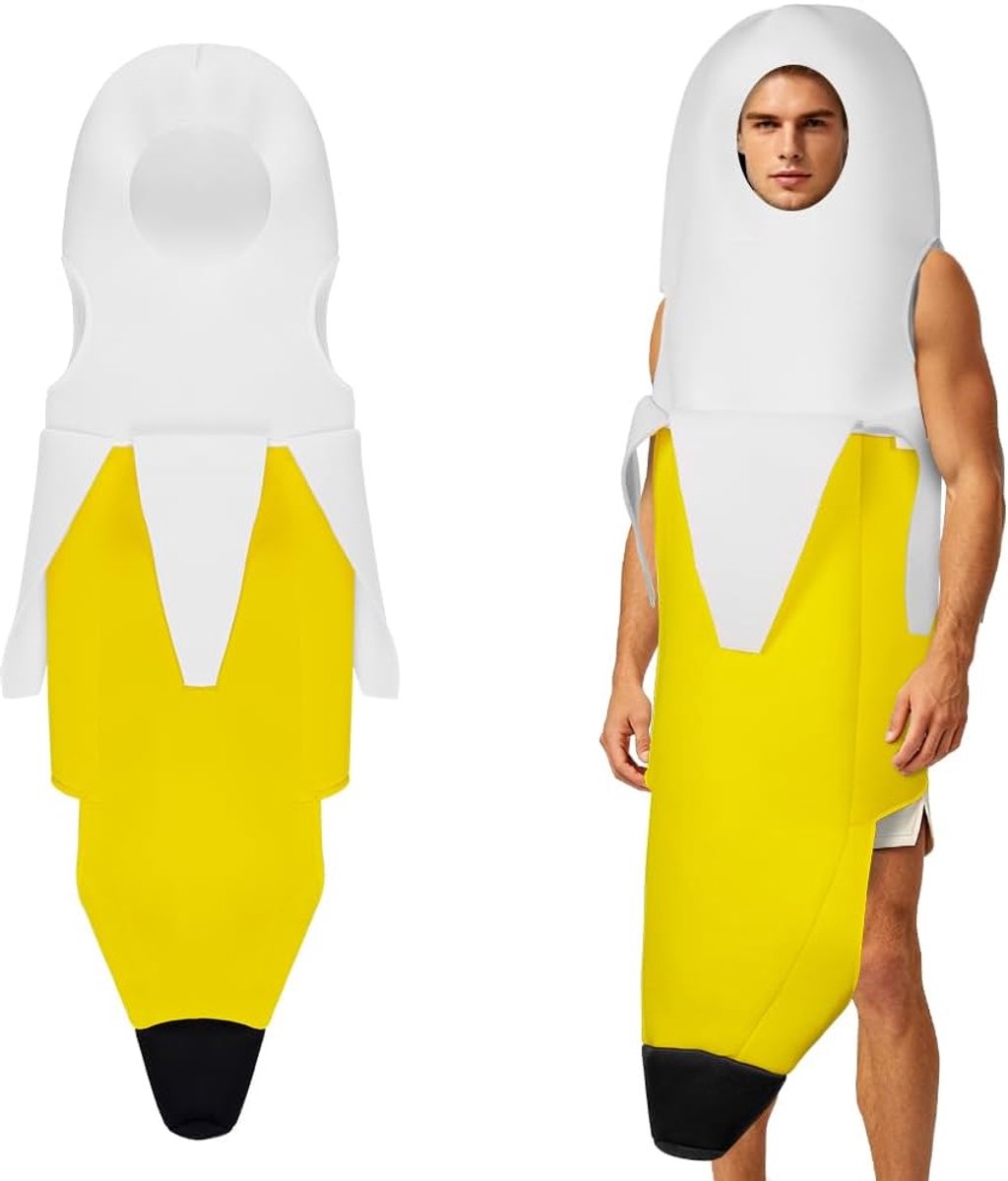 Grappig en 1 opblaasbaar fruitkostuum voor volwassenen, Halloween, themafeesten, Kerstmis, cosplay, uniseks