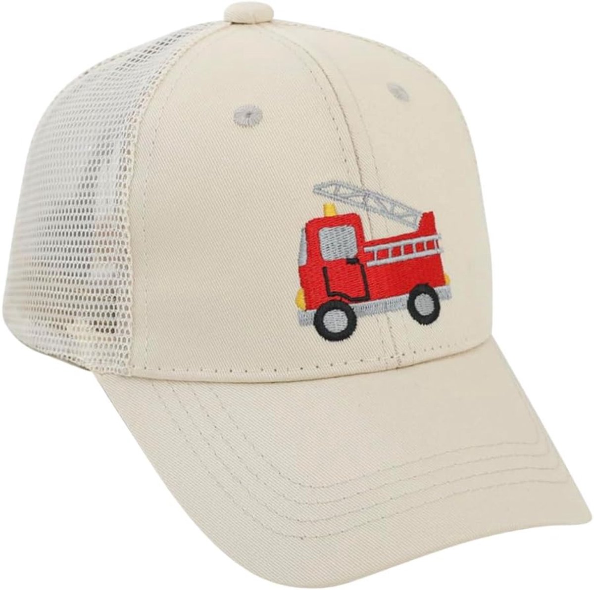 Brandweerwagen Borduurwerk Kids Baseball Caps Verstelbare Gewassen Baseball Hoeden voor Jongens Meisjes