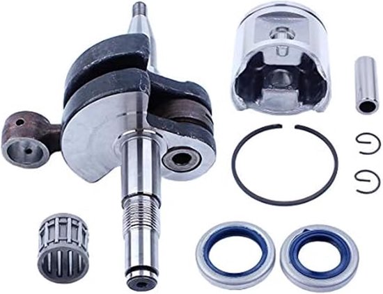 (48 mm) Zuiger, for Husqvarna, 365 kettingzaag #503691303 Pen Vinger Ring Naaldlager Borgring zuigerveer voor tuinmachines — afbeelding 3