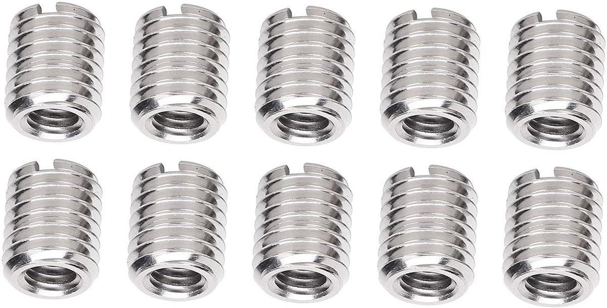 Plies, Bevestigingshardware, Noten, 10 Stuks Insert Moer Verminderen Repa M6X1.0 Fem En M10X1.5 M Draad Exteon Tool