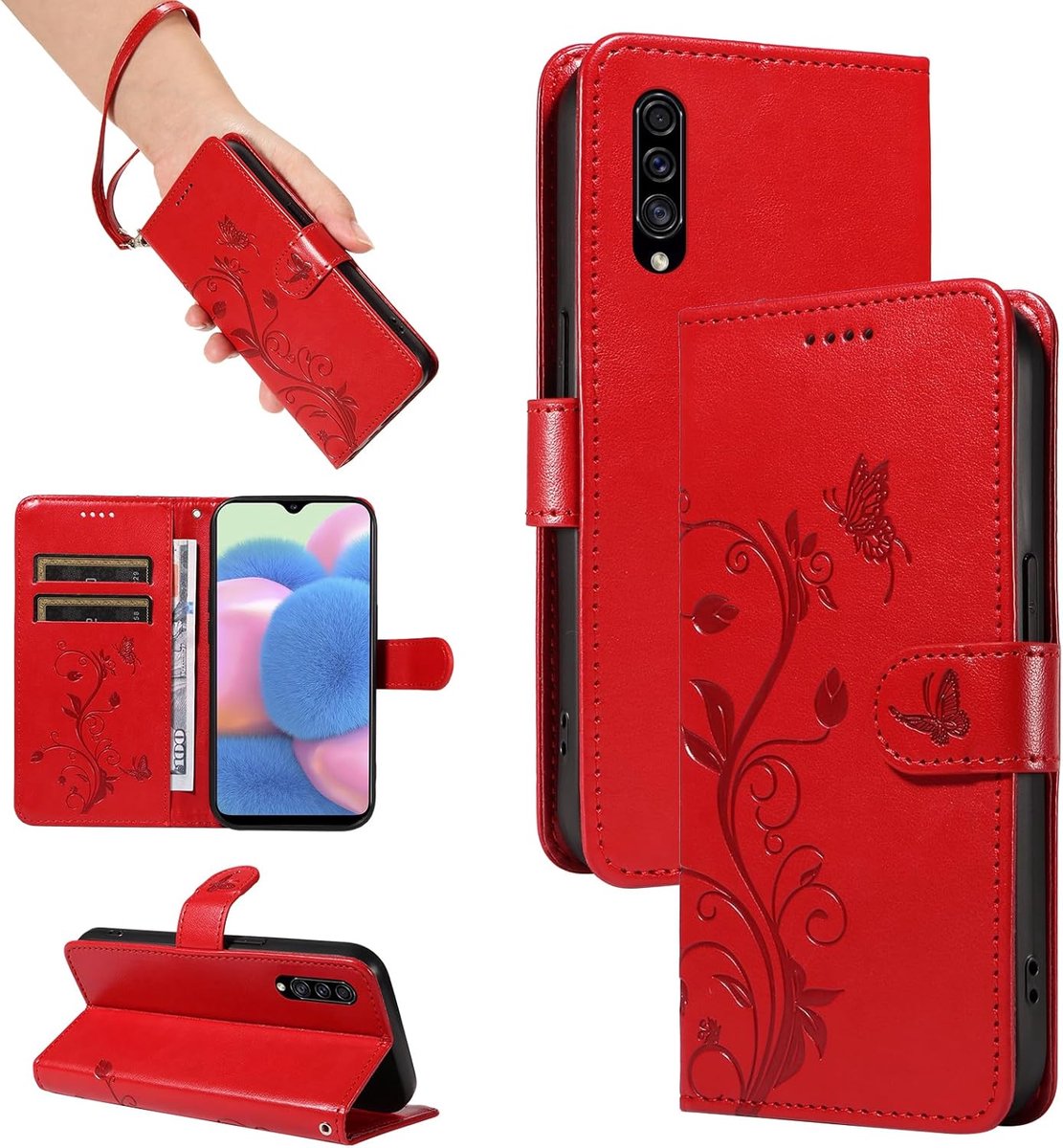 Hoesje voor Samsung Galaxy A50 / A30S / A50S, Rood