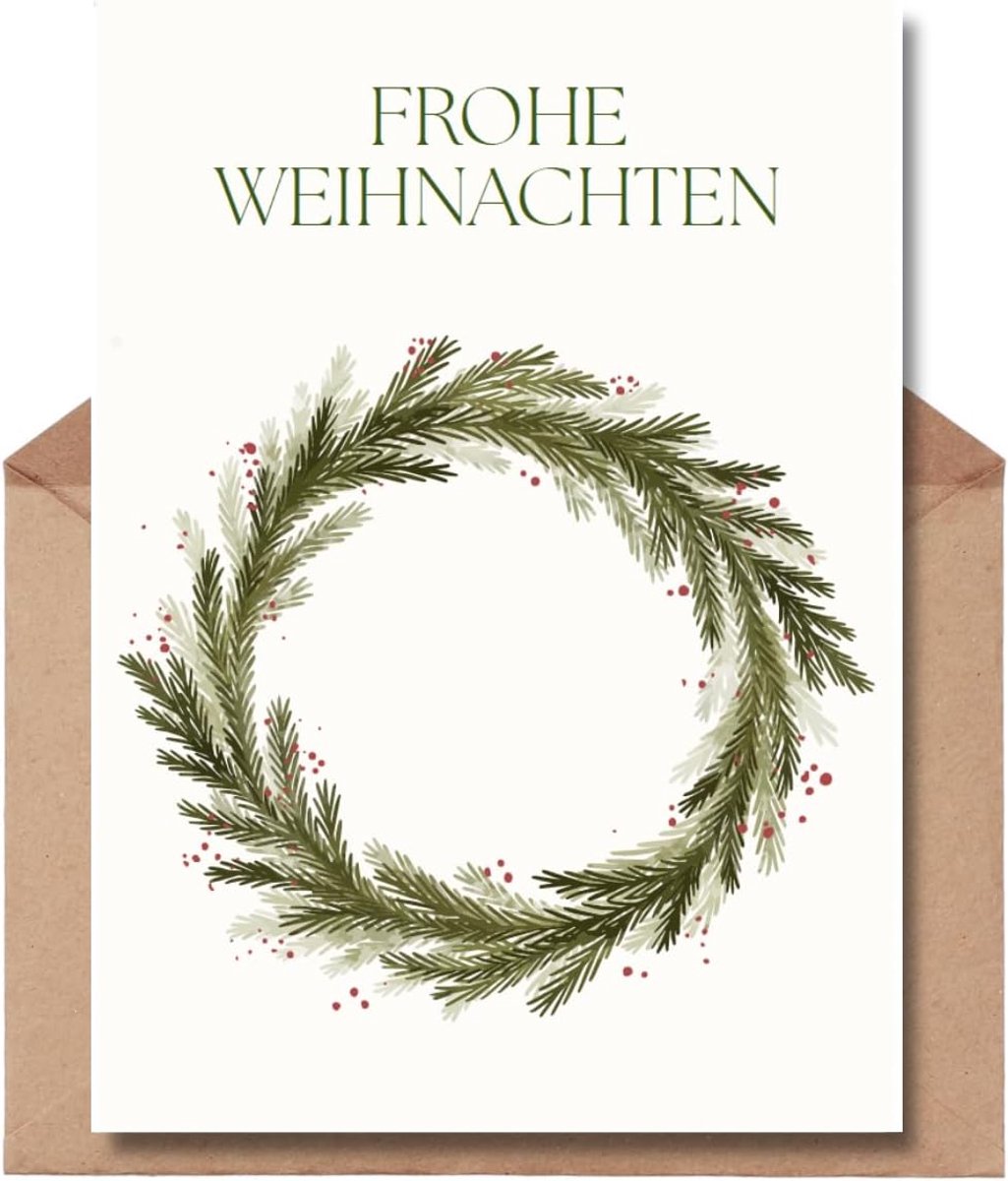 4x Rubbelkaart Kerstmis Rubbellos Kerstmis kaart met envelop Voucher Cadeau