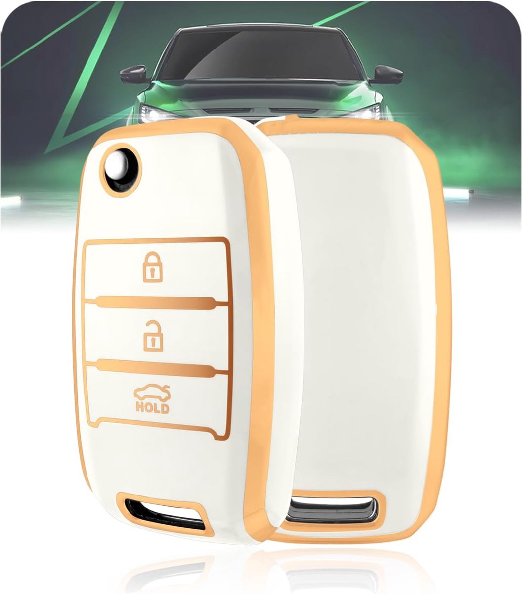Cover, Siliconen Autosleutel Case TPU Sleutelhanger Protector voor 548