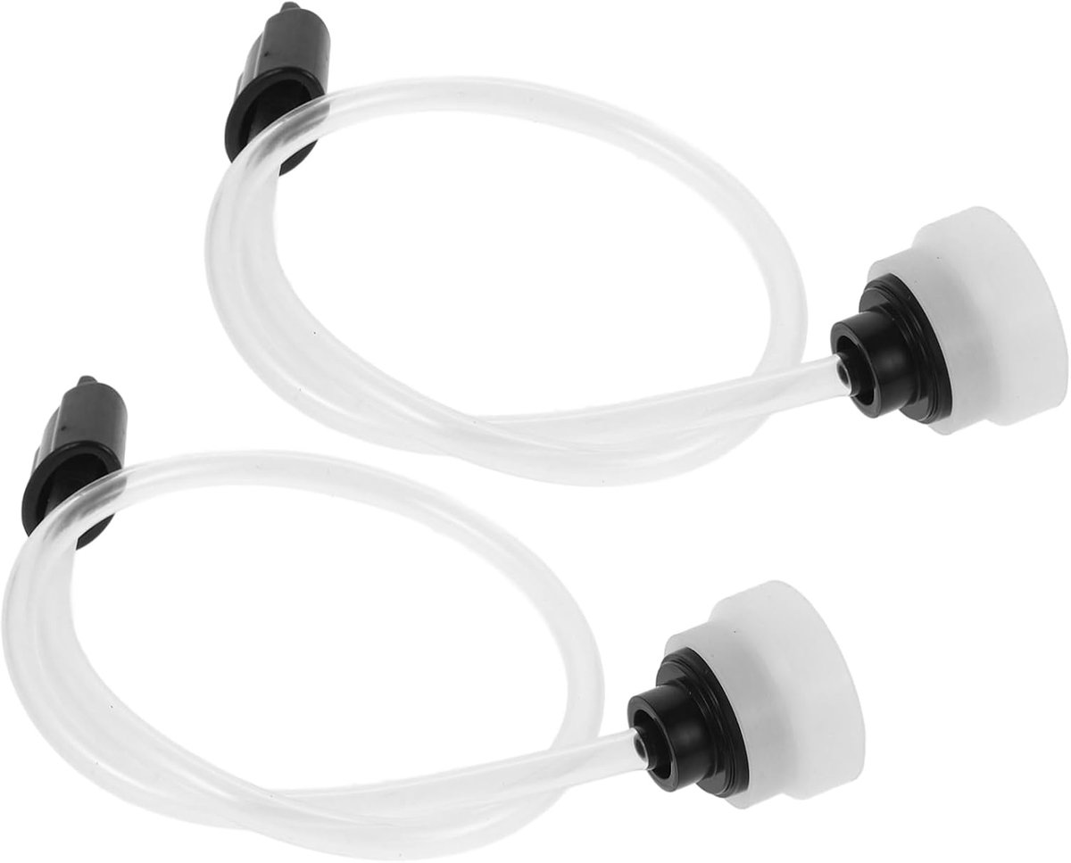 2stuks Vervangingsslang Voor Vacuümsealer Flexibele Afdichtadapter Voor Voedselopslag Geschikt Voor Thuisgebruik Professionele Keuken Verlengde Voor Langdurige Versheid