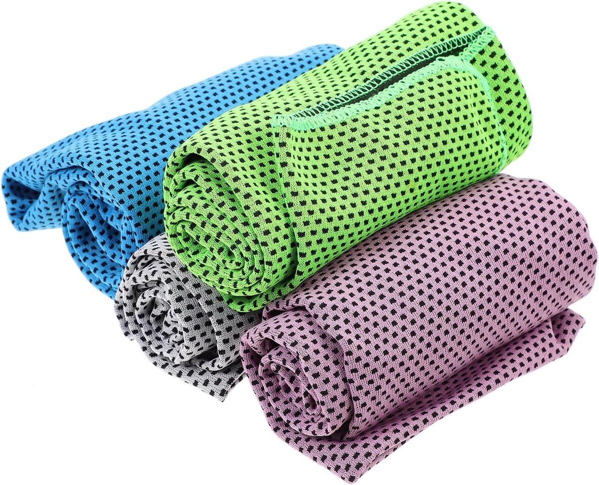 Handdoeken van 80% polyestervezel en 20% polyamidevezel, super absorberend, machinewasbaar, koelhanddoek voor sport en zomersfeer