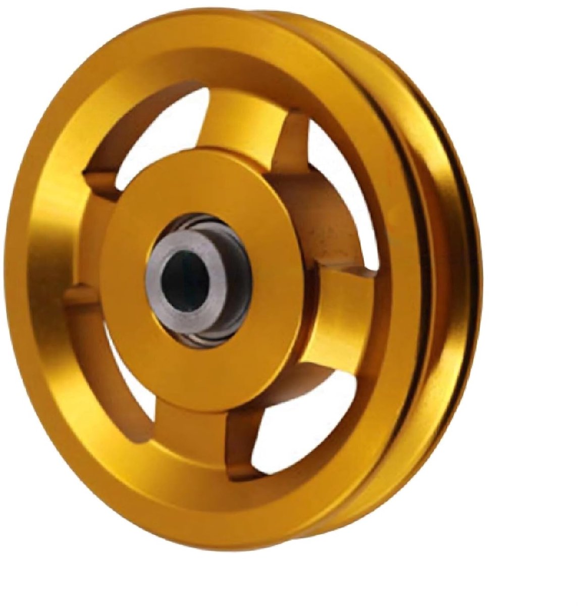 Katrolsysteem voor thuis gym, aluminium GYM katrolwiel universele aluminiumlegering lager katrol wiel voor kabel machine gym apparatuur deel garagedeur (Glod 88-90mm)