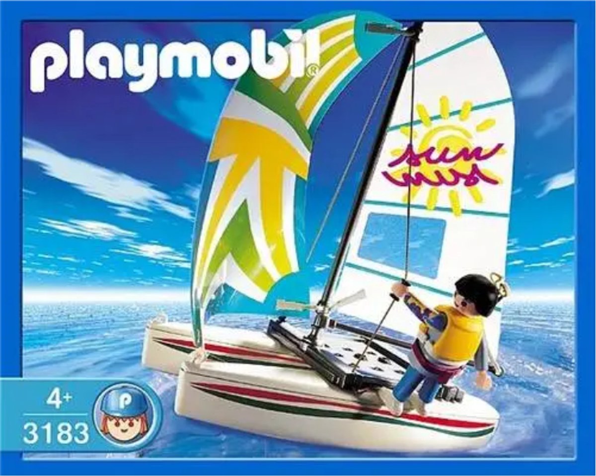 PLAYMOBIL 3183 – Meisje met Catamaran – Speelset