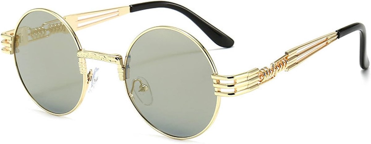 Zonnebril Steampunk Retro Zonnebril Dames Mannen Zonnebril Uv400 Shadow Driving Gothic Retro Zonnebril-Kleur-3