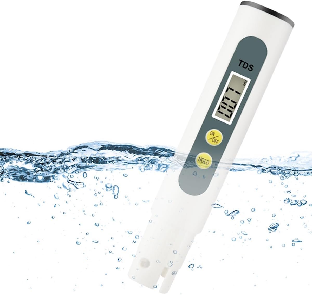 Watertester en TDS-meter, professionele waterkwaliteitstester voor drinkbakken, aquarium en laboratorium, meetbereik 0-9990 PPM