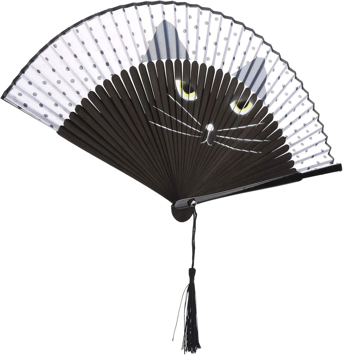 Stijl Ventilator, Cartoon Kat Keuken Ventilator Kat Vouwen Ventilator Hand Ventilator voor Hand-Held Bruiloft voor Dansen Kerk Geschenken