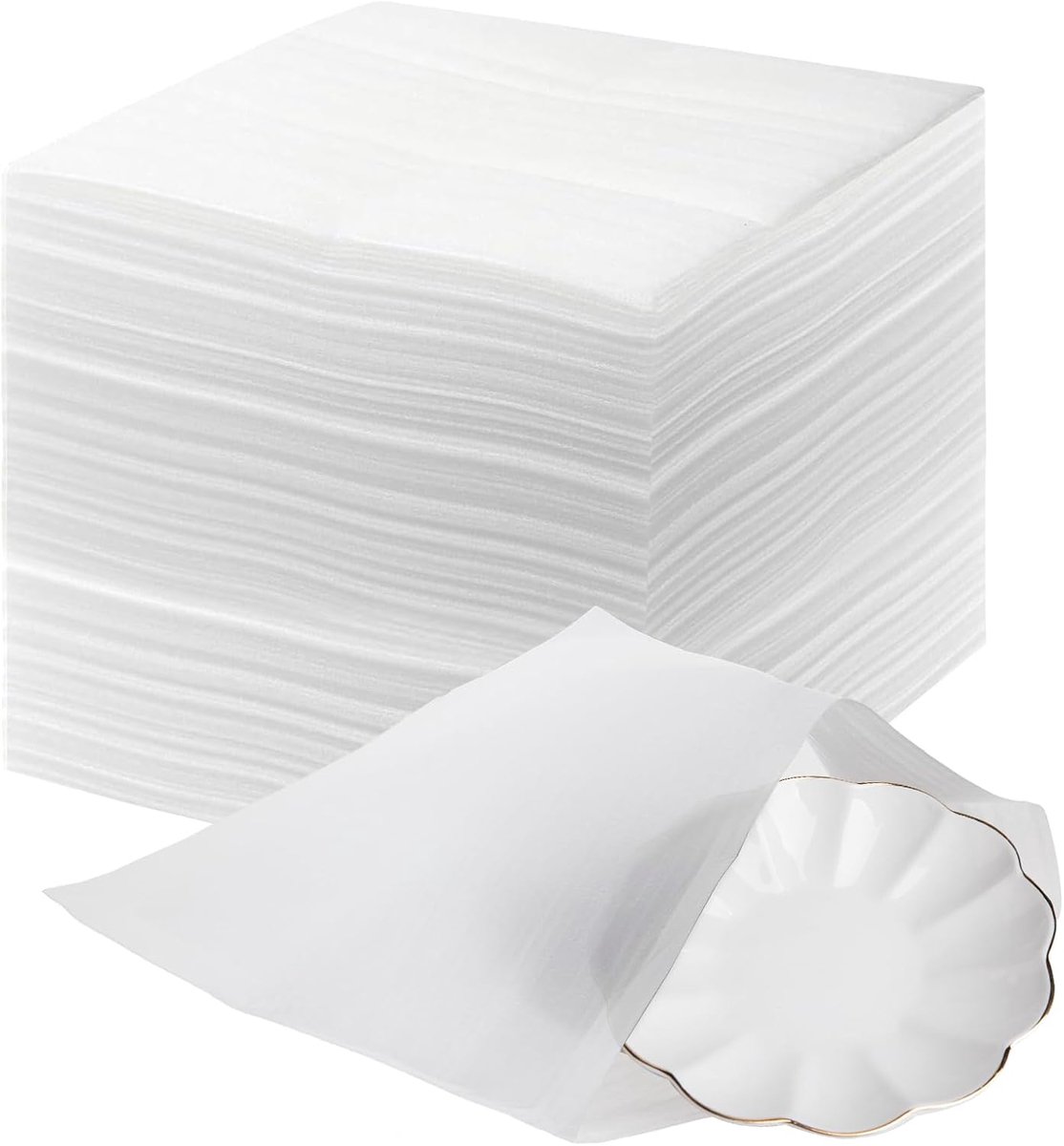 100 stuks verpakkingsmateriaal 30 x 30 cm noppenfolie verhuisfolie