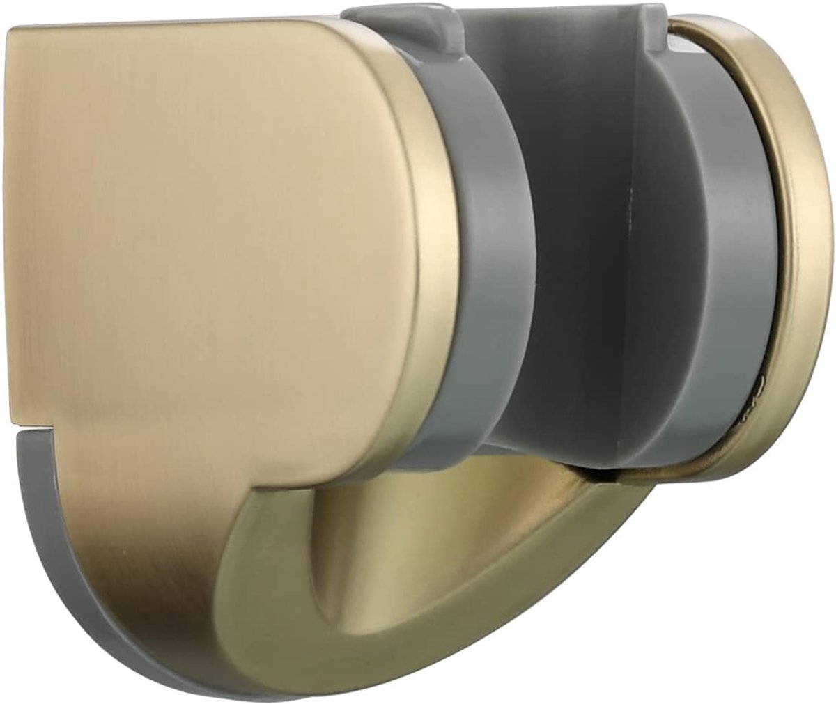 ST01J2 Geborstelde gouden handdouchehouder voor wanddouchekop, kunststof voor douchedouche